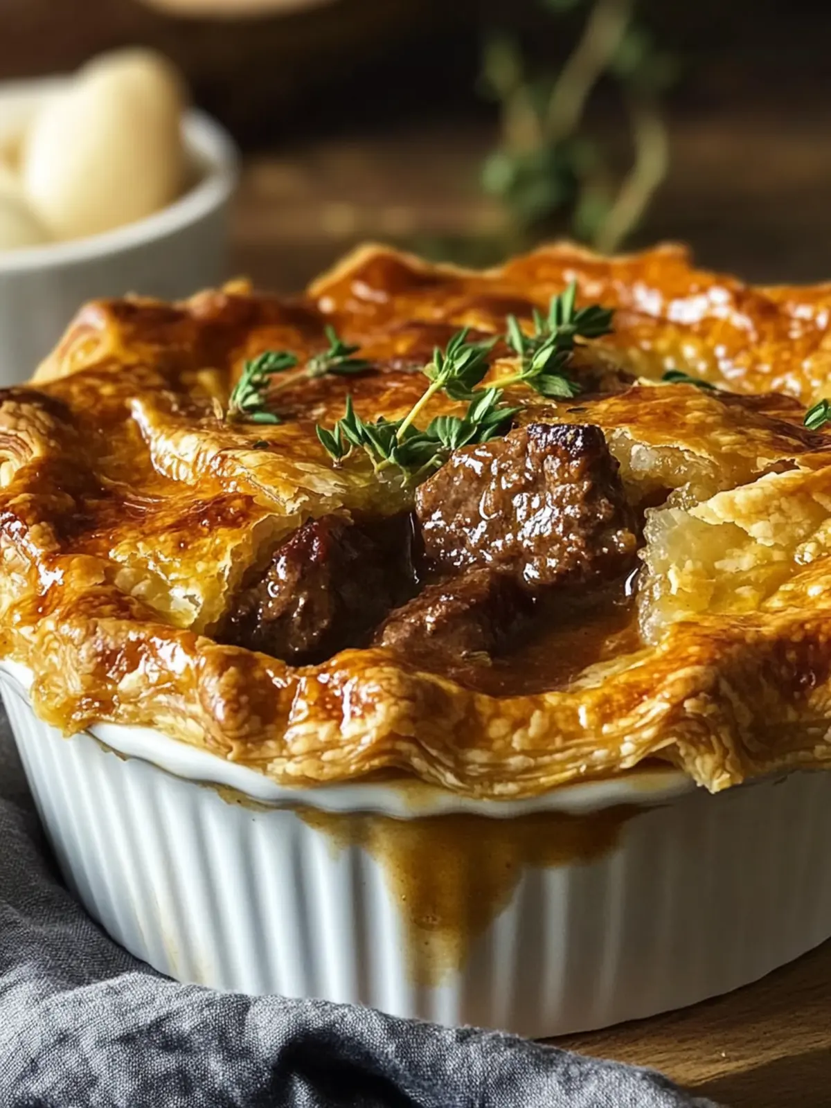Hearty Irish Beef and Guinness Pot Pie