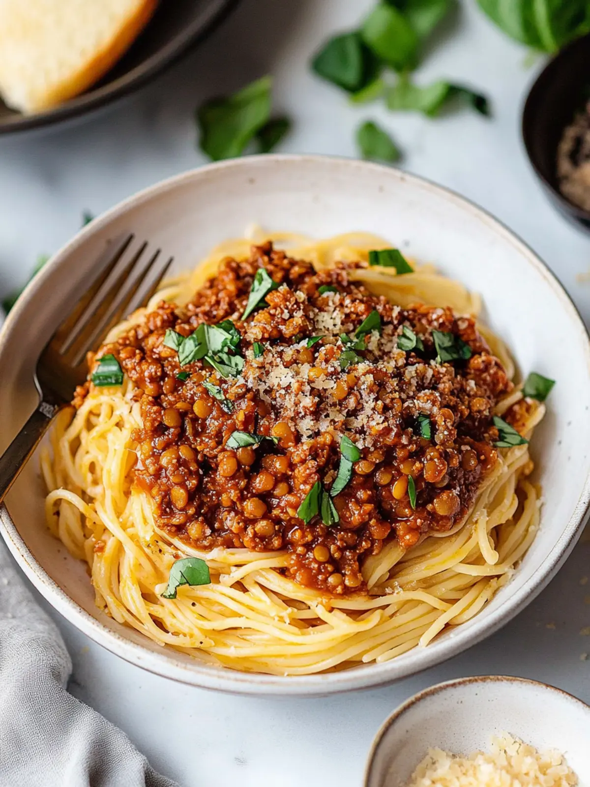 Easy Vegan Lentil Bolognese