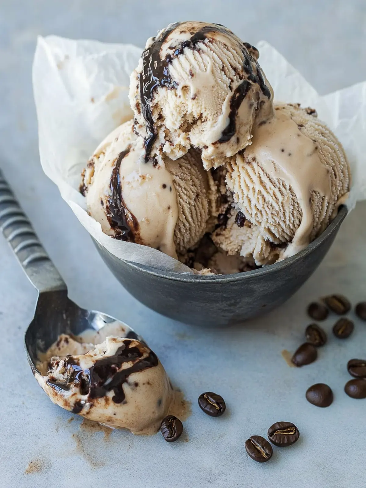 Espresso Kahlua Fudge Swirl Ice Cream