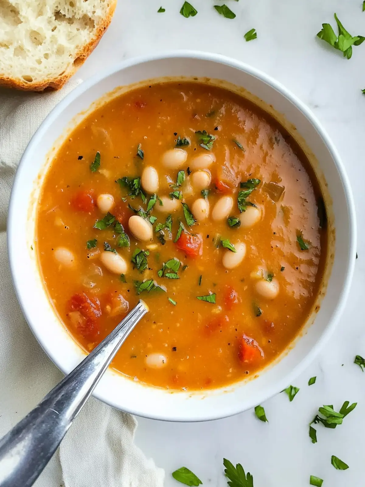 White Bean And Tomato Soup