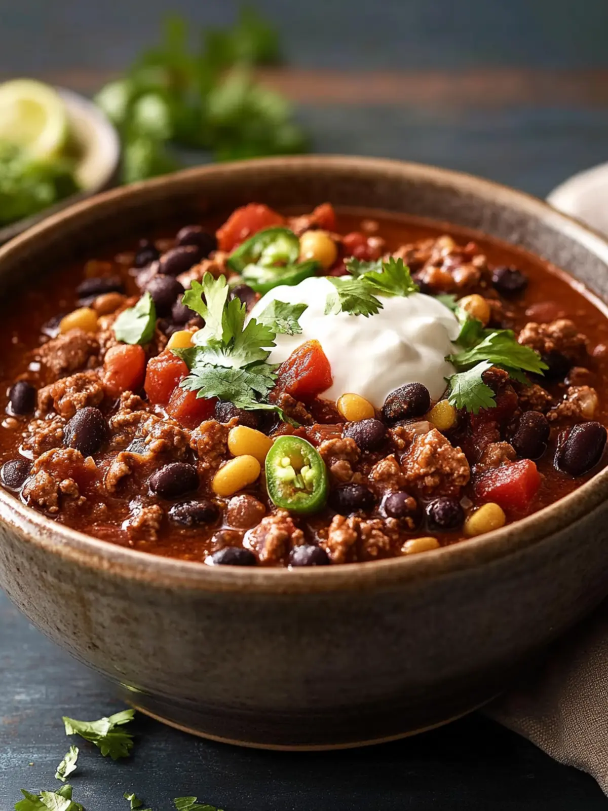 Bobby Flay’s Beef and Black Bean Chili