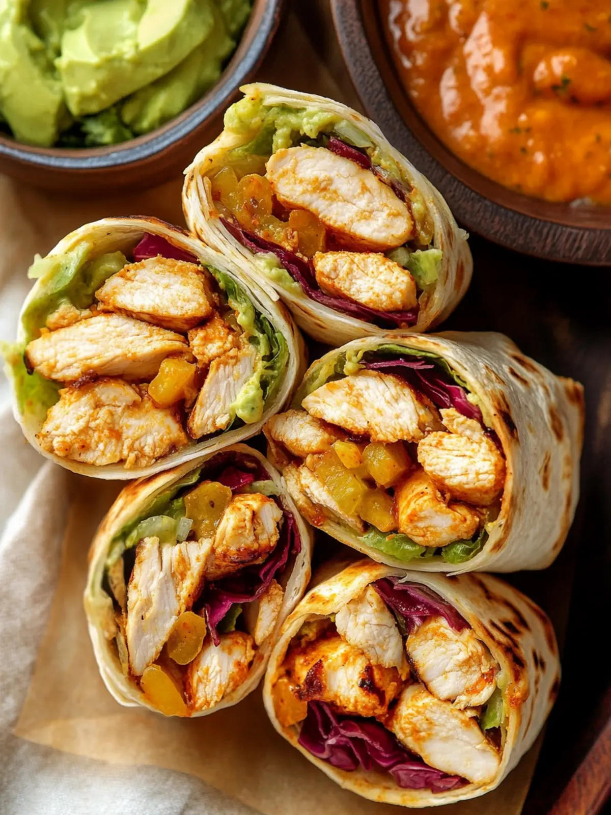 Southwest Chicken Wraps