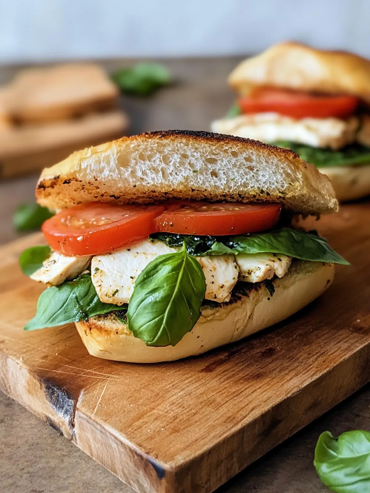 Chicken Caprese Sandwich