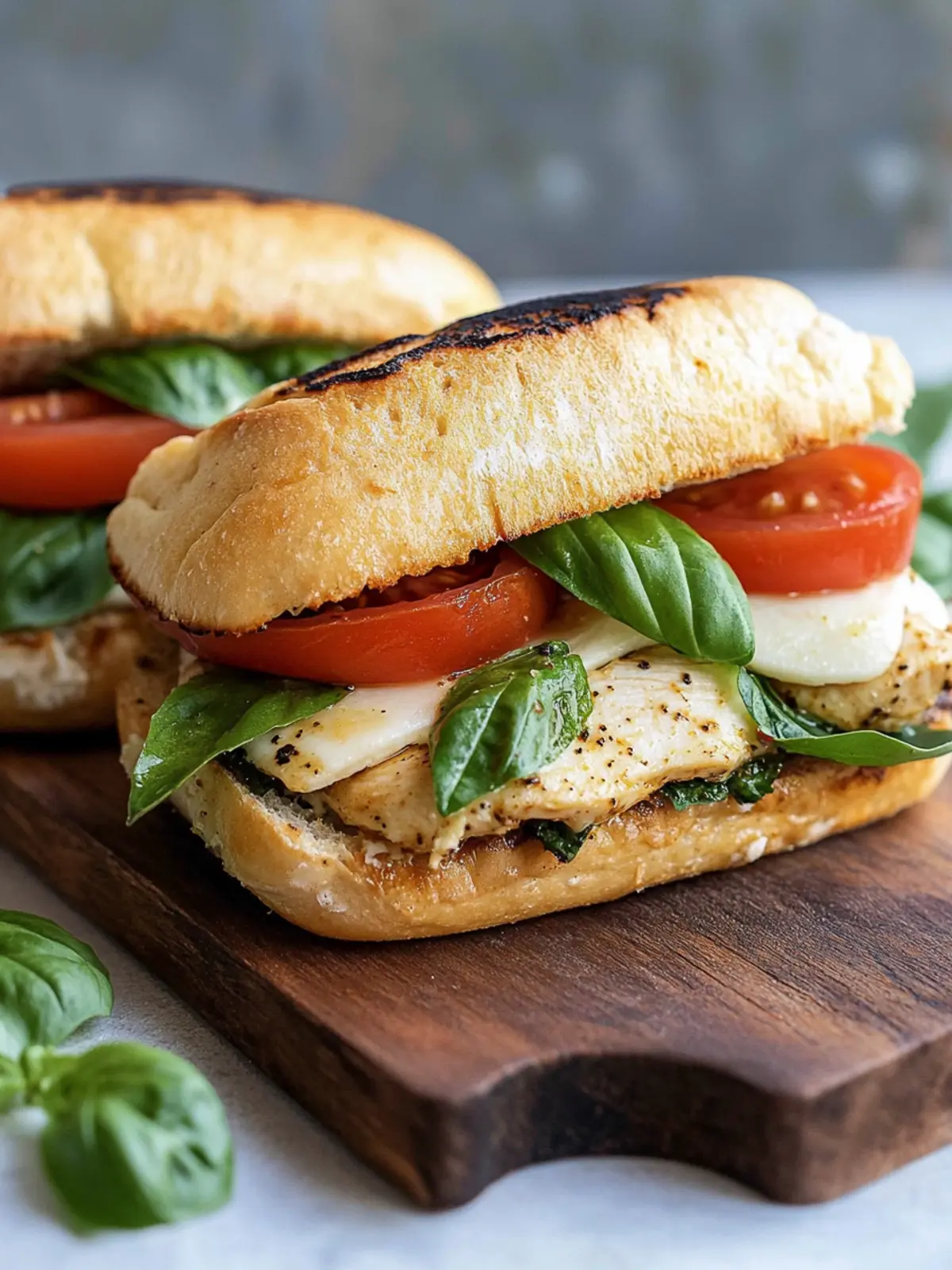 Chicken Caprese Sandwich