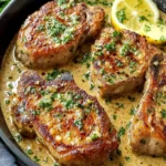 Irresistible Creamy Garlic Pork Chops