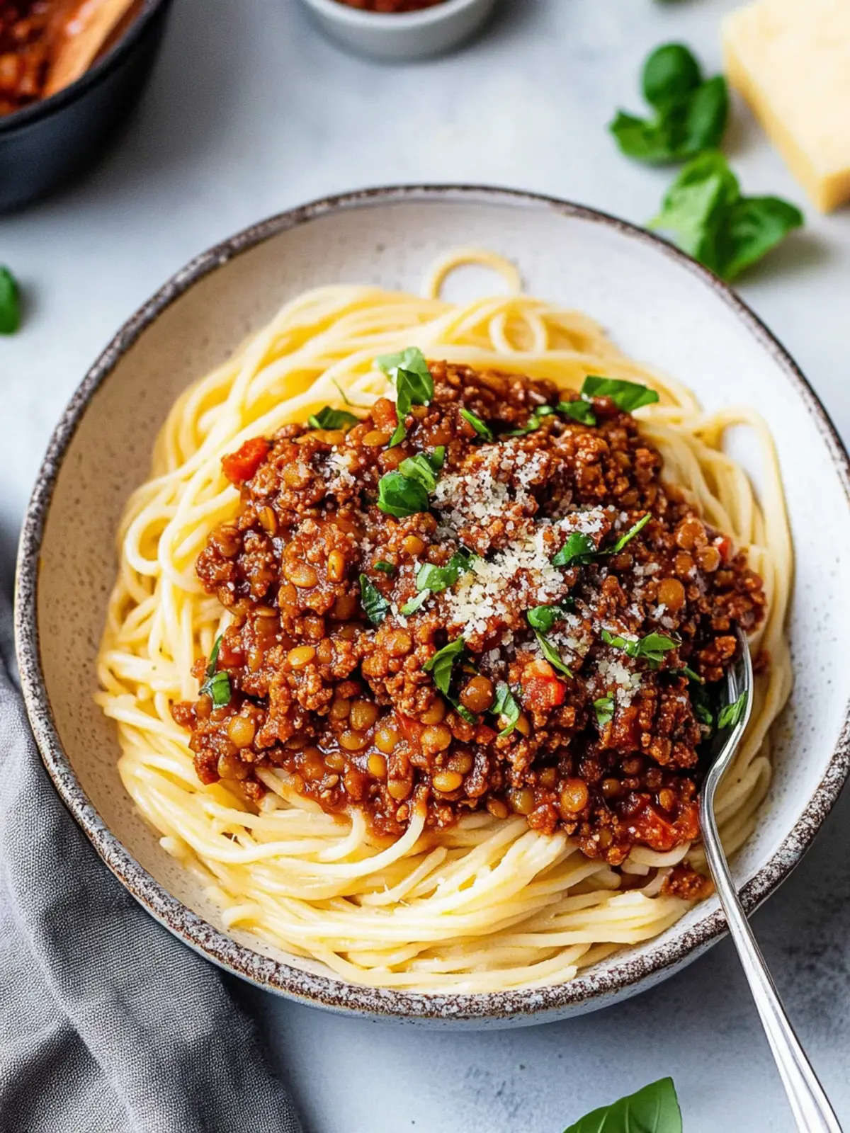 Easy Vegan Lentil Bolognese