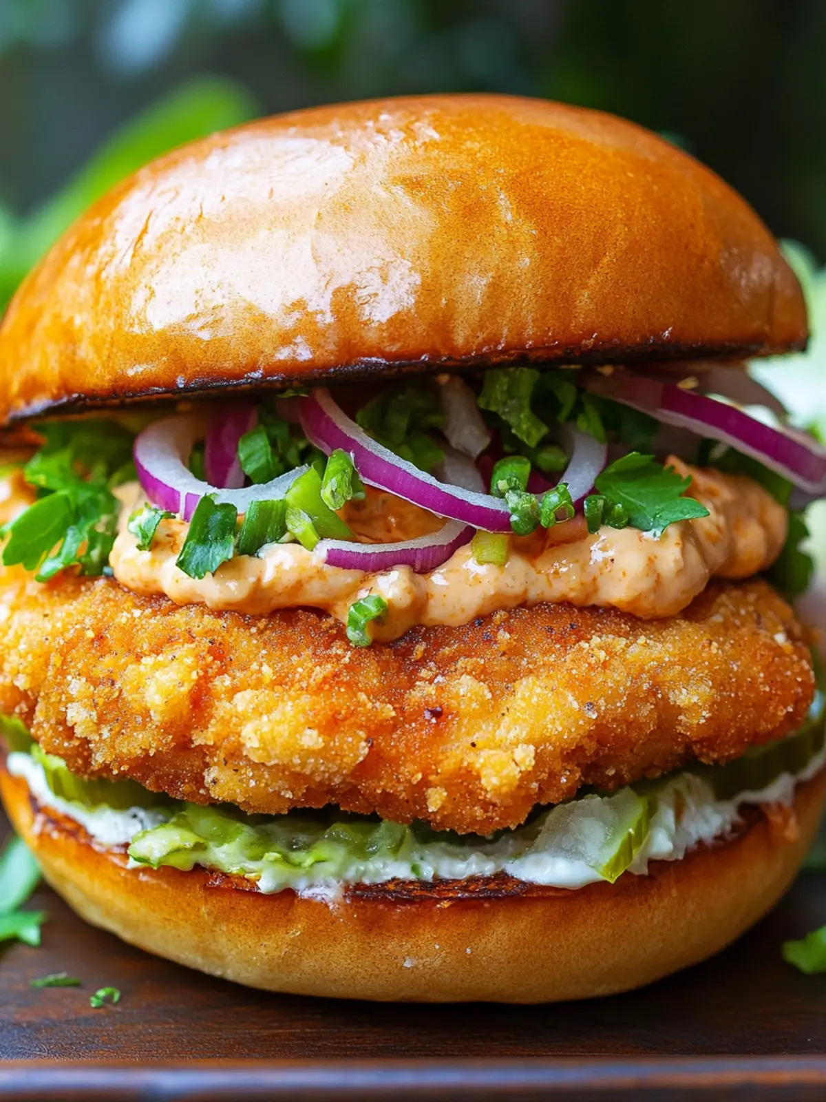Crispy Chicken Burgers