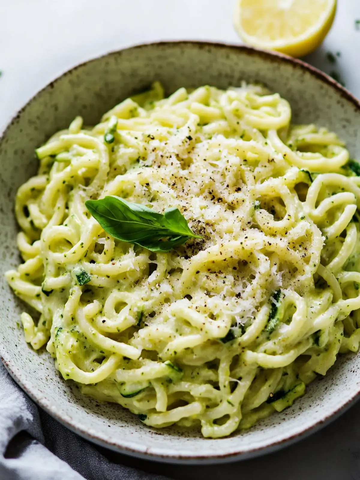 Creamy Zucchini Pasta