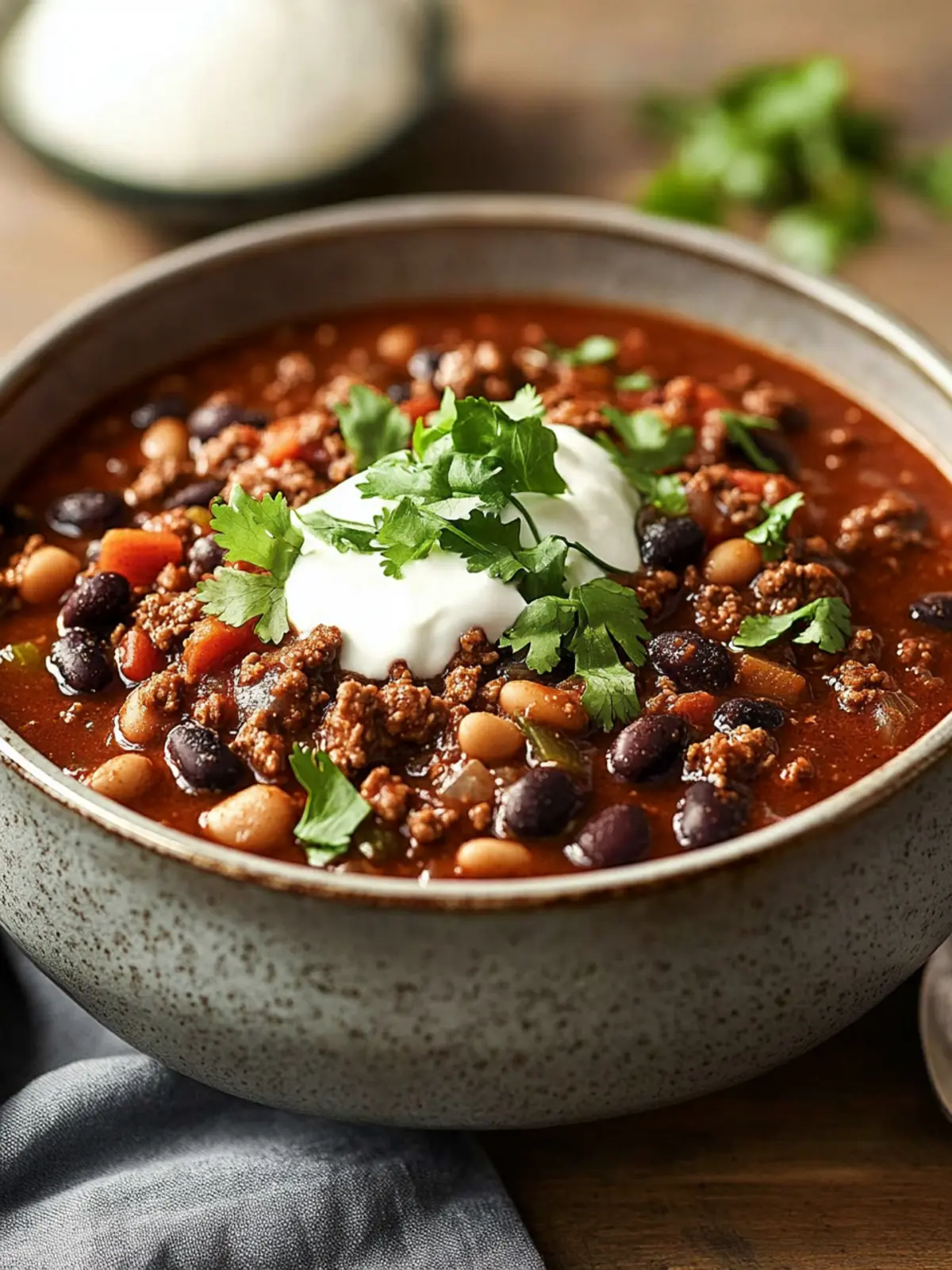 Bobby Flay’s Beef and Black Bean Chili