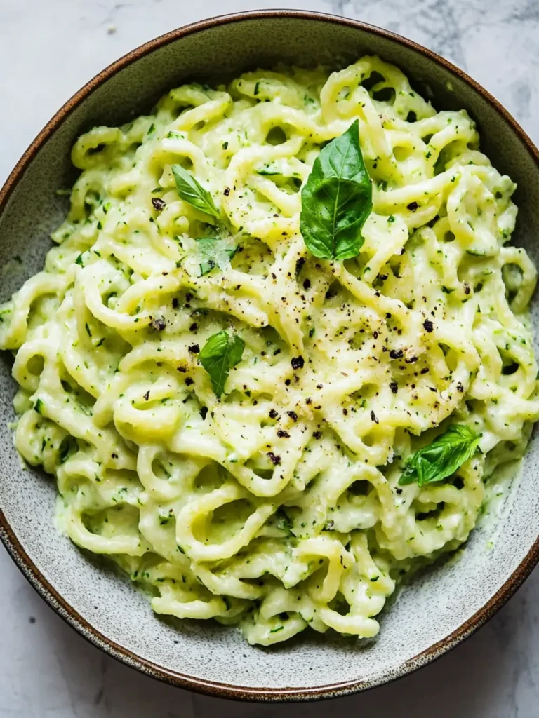 Creamy Zucchini Pasta