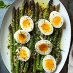 Roasted Asparagus with Parmesan and Soft-Boiled Eggs