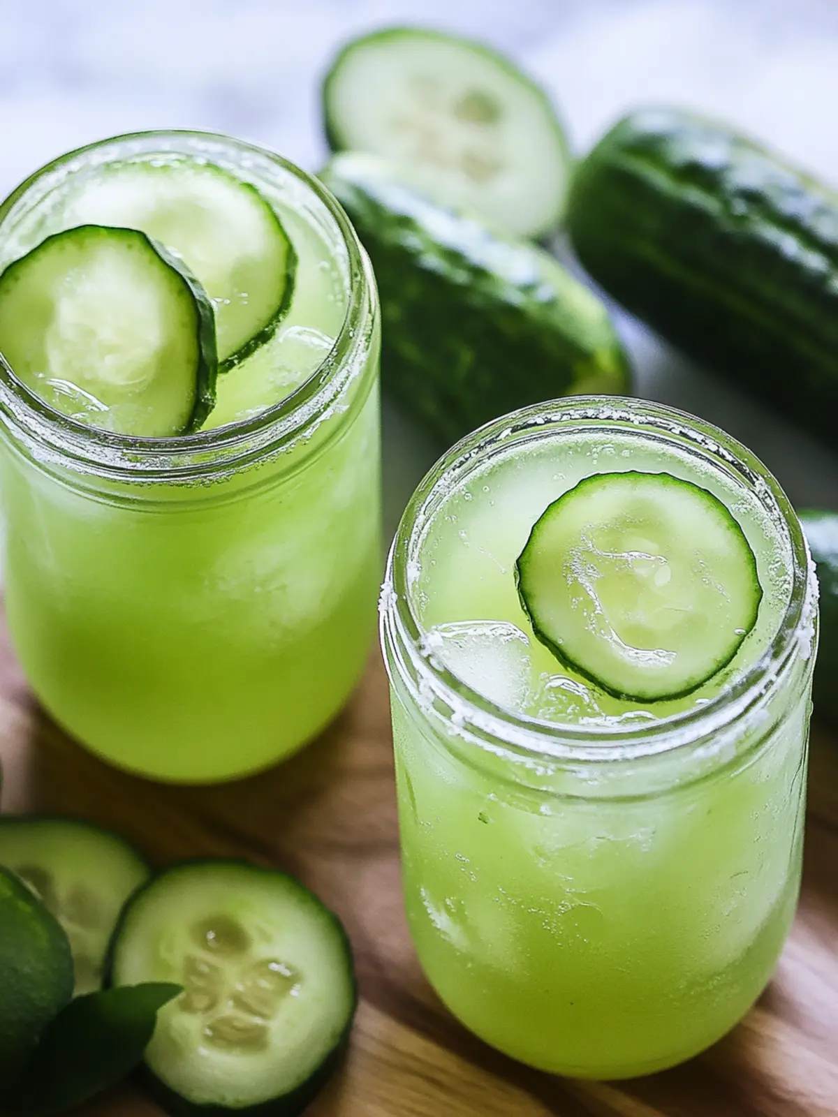 Cucumber-Lime Agua Fresca with Coconut Water