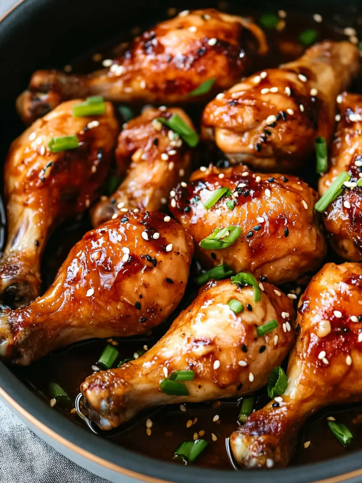 Slow Cooker Asian Glazed Chicken Drumsticks