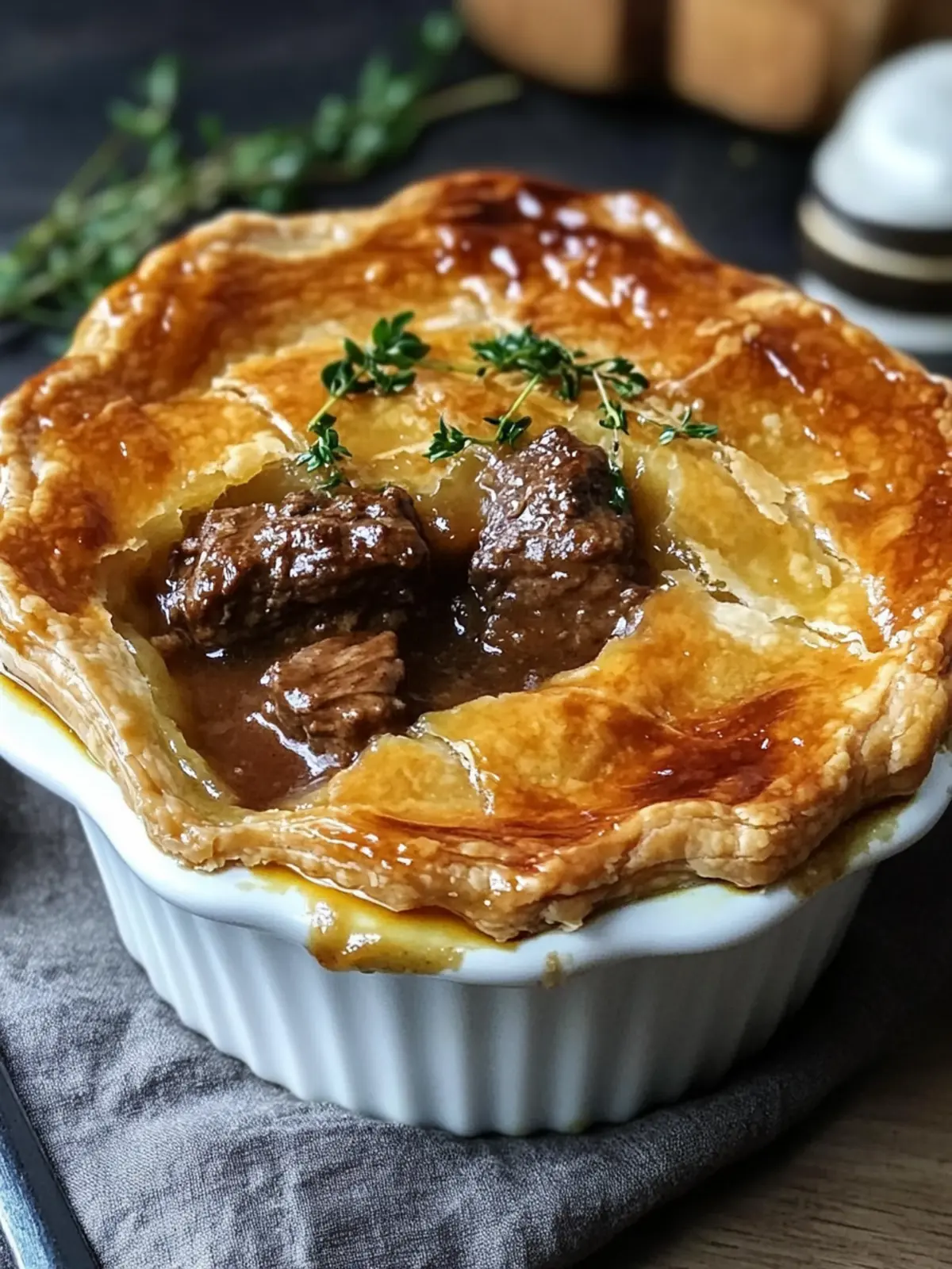 Hearty Irish Beef and Guinness Pot Pie