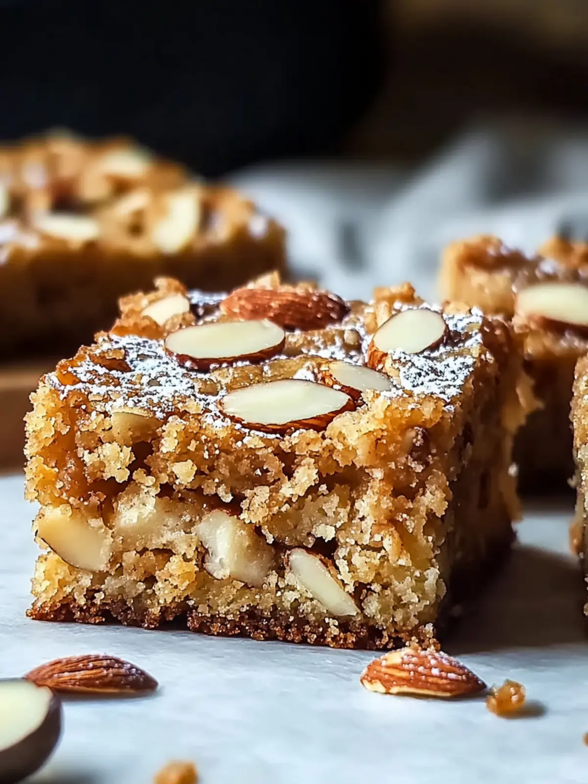 Almond Croissant Blondies
