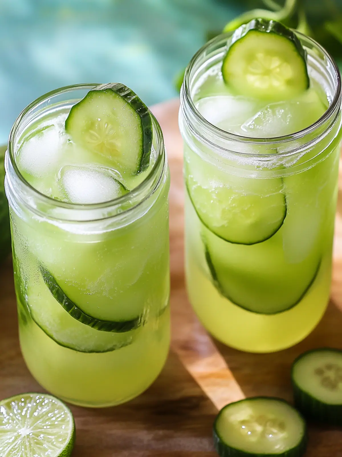 Cucumber-Lime Agua Fresca with Coconut Water