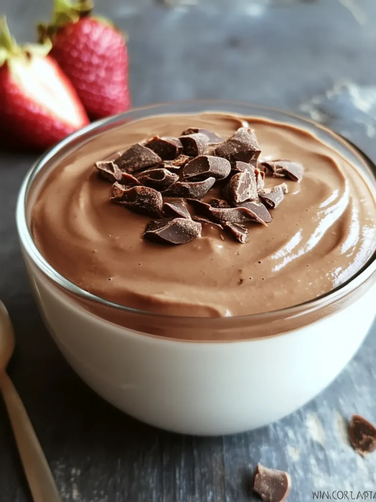 Greek Yogurt Chocolate Mousse