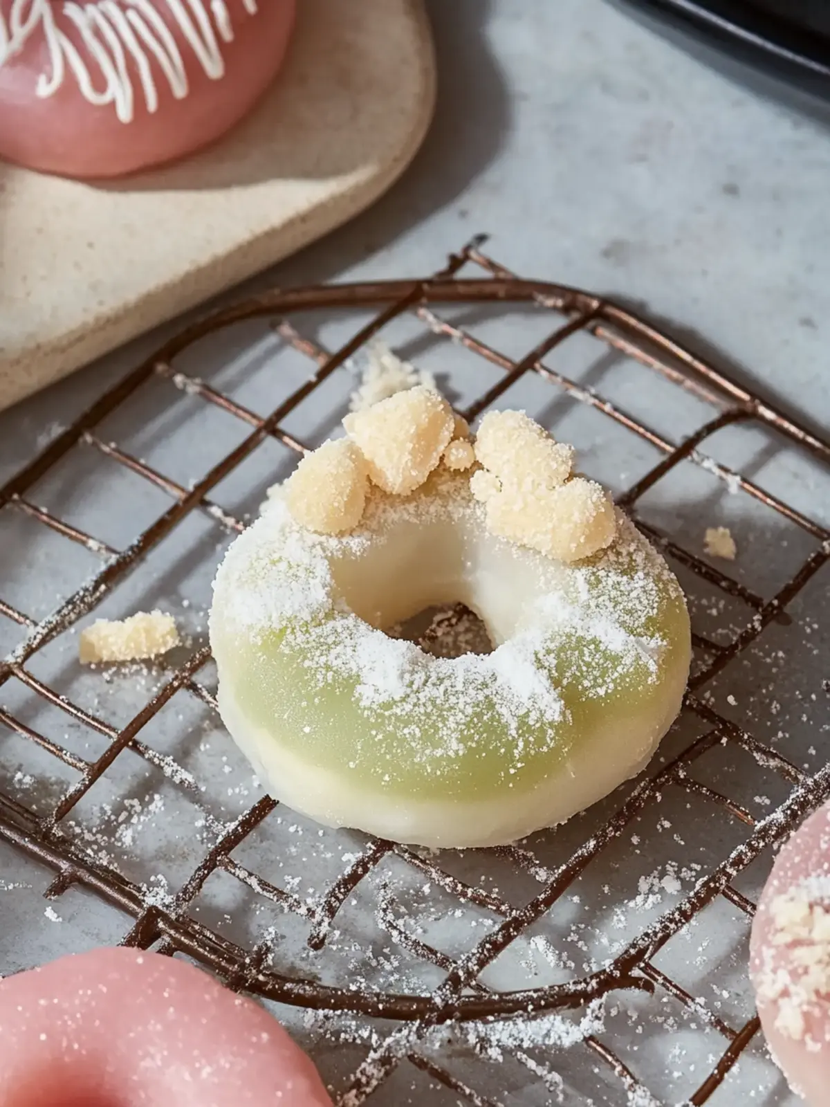 Chewy Japanese Mochi Donuts