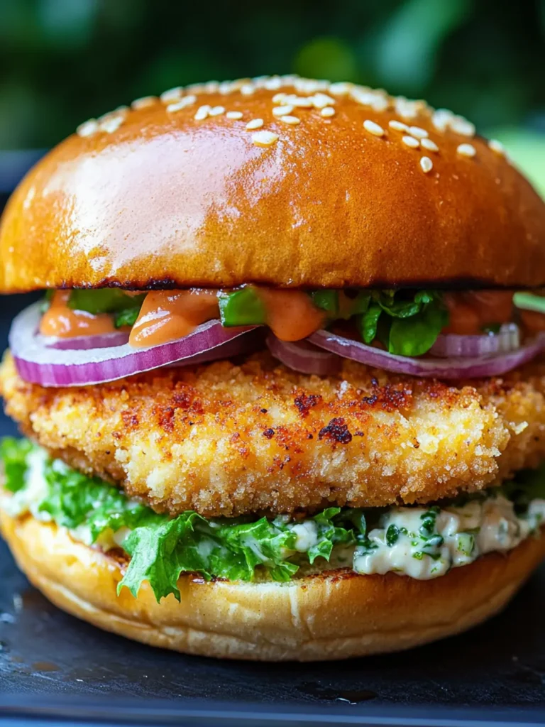 Crispy Chicken Burgers