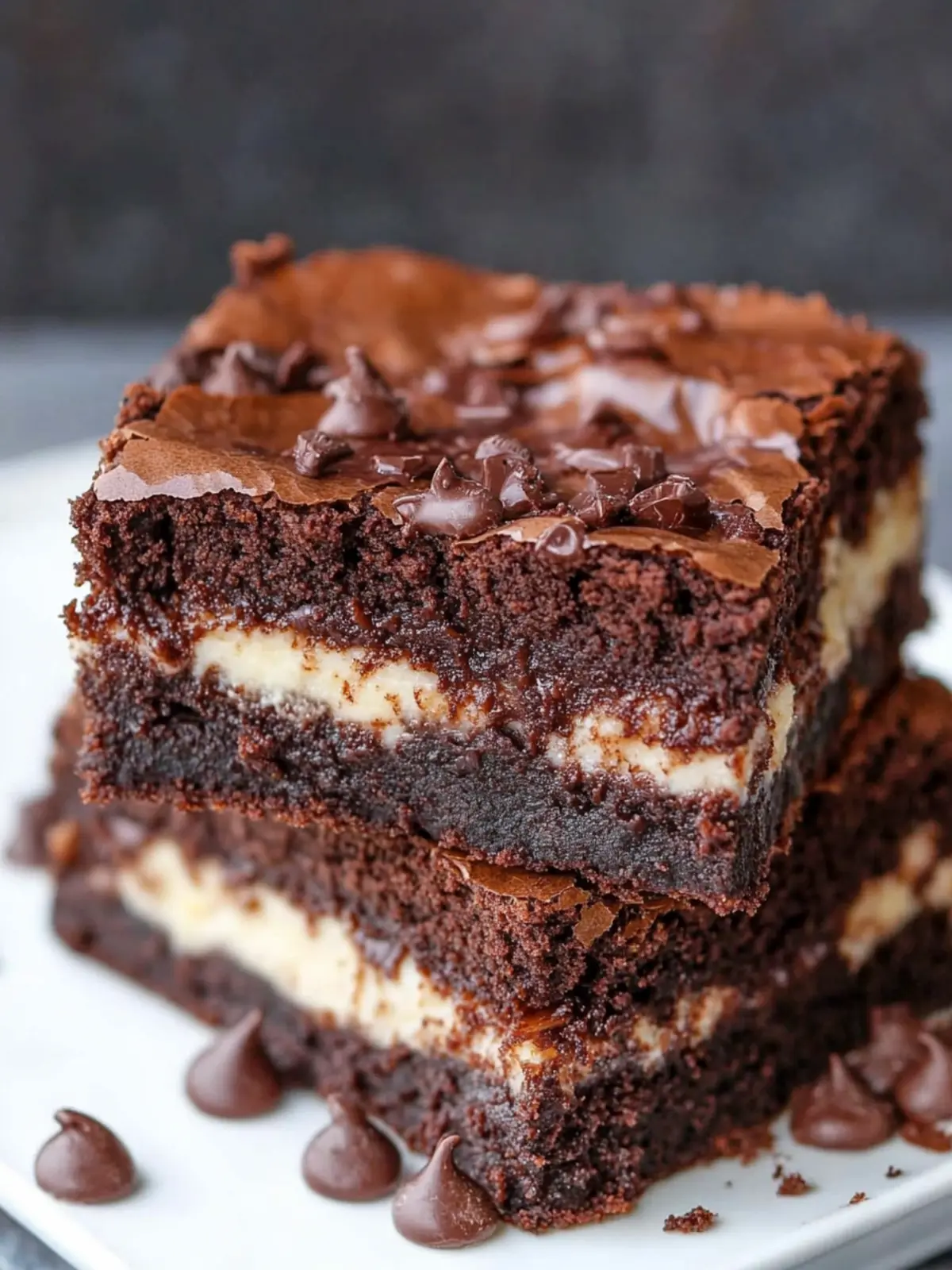 Hot Fudge Cheesecake Brownies