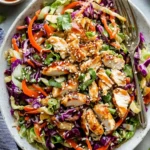 Sesame Chicken Cabbage Crunch Salad