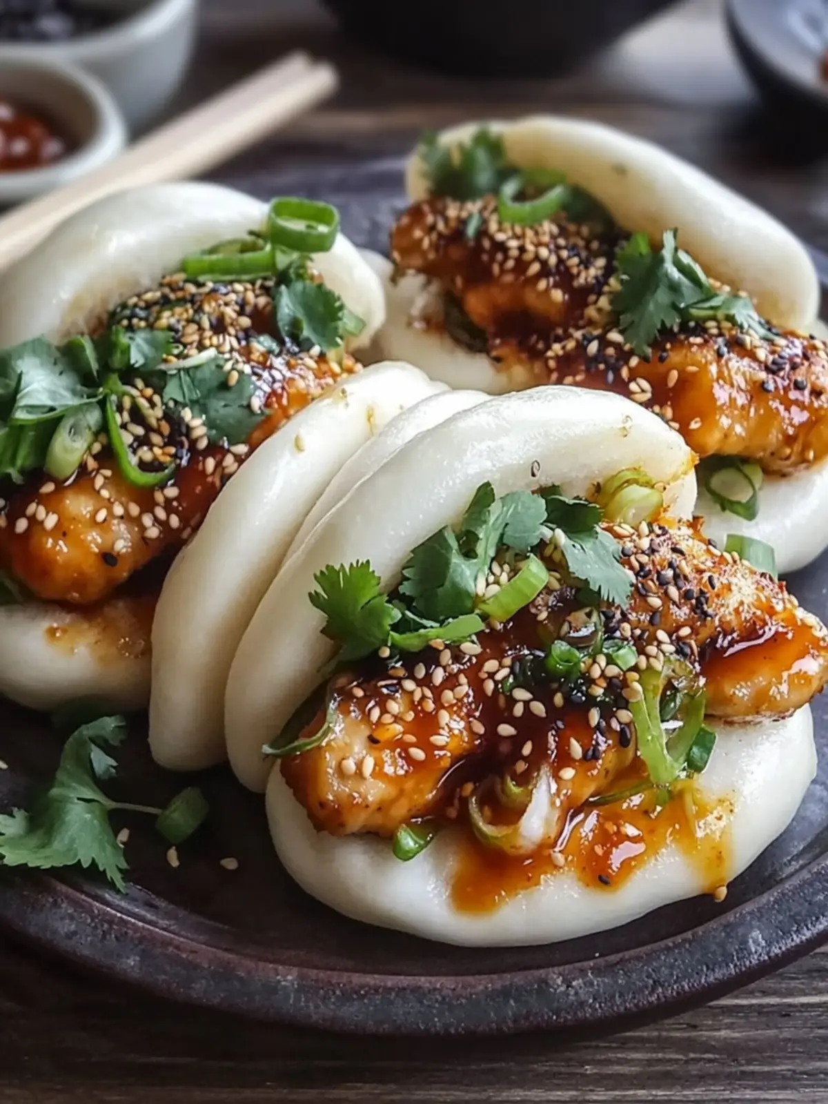 Korean Chicken Bao Buns