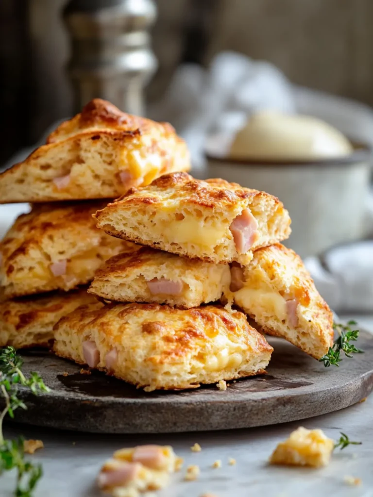 Ham and Cheese Scones
