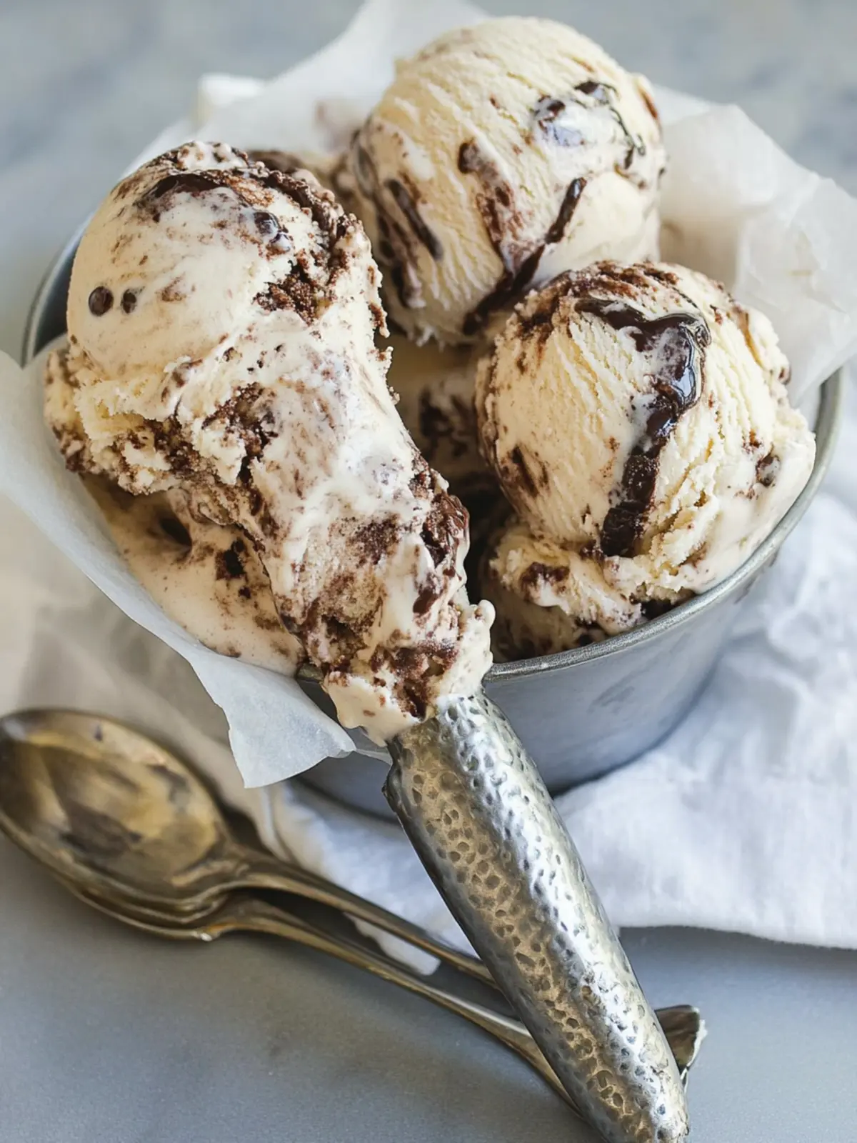 Espresso Kahlua Fudge Swirl Ice Cream