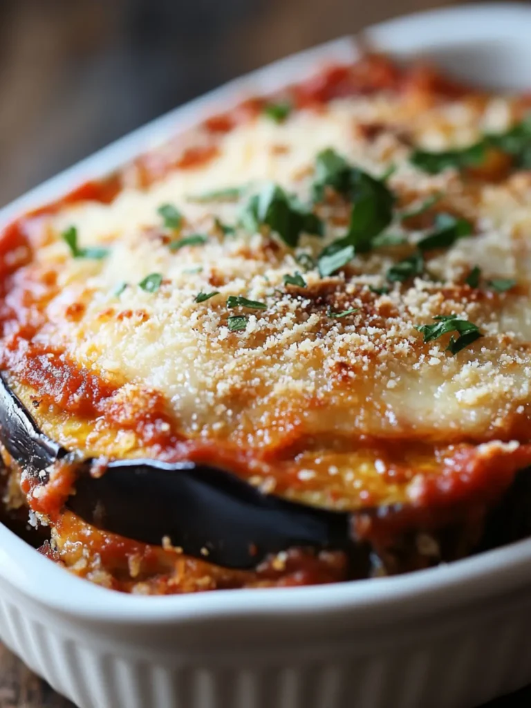 Roasted Eggplant Parmesan