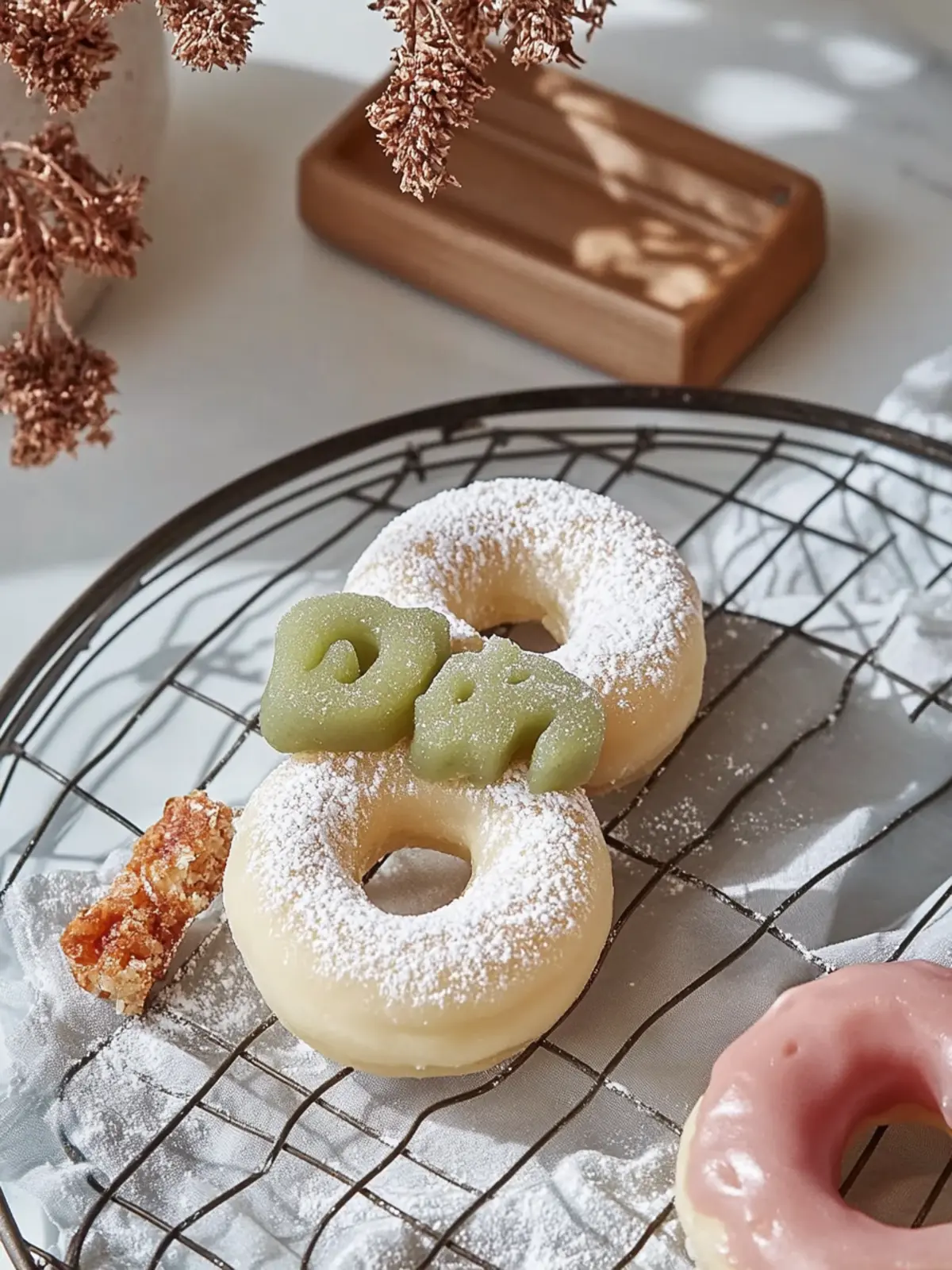 Chewy Japanese Mochi Donuts