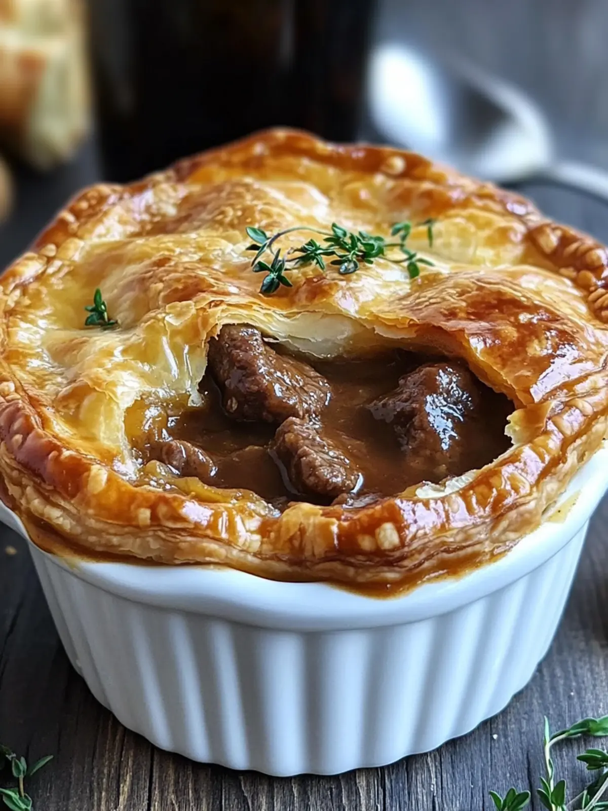 Hearty Irish Beef and Guinness Pot Pie