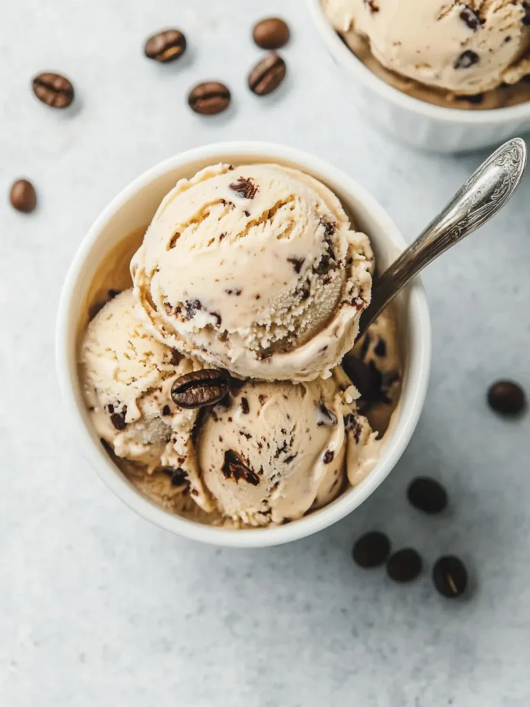 No-Churn Coffee Ice Cream