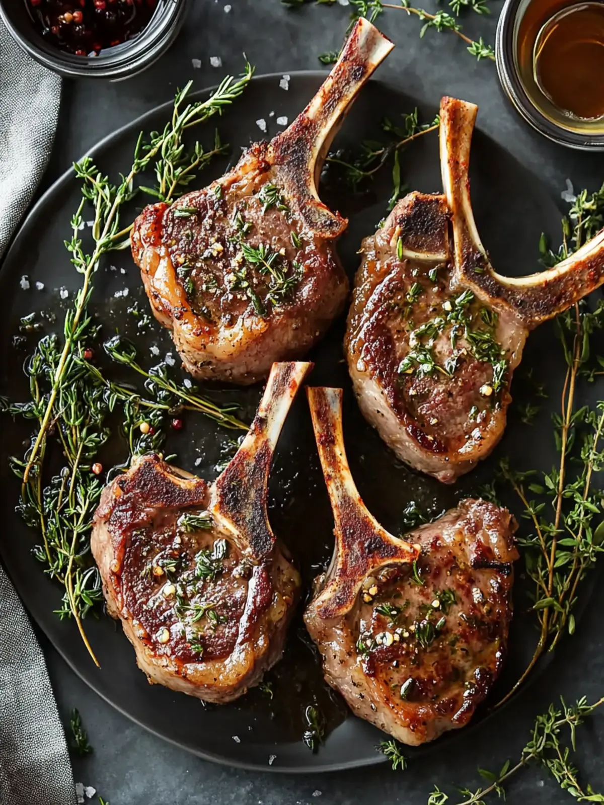 Garlic Rosemary Lamb Chops
