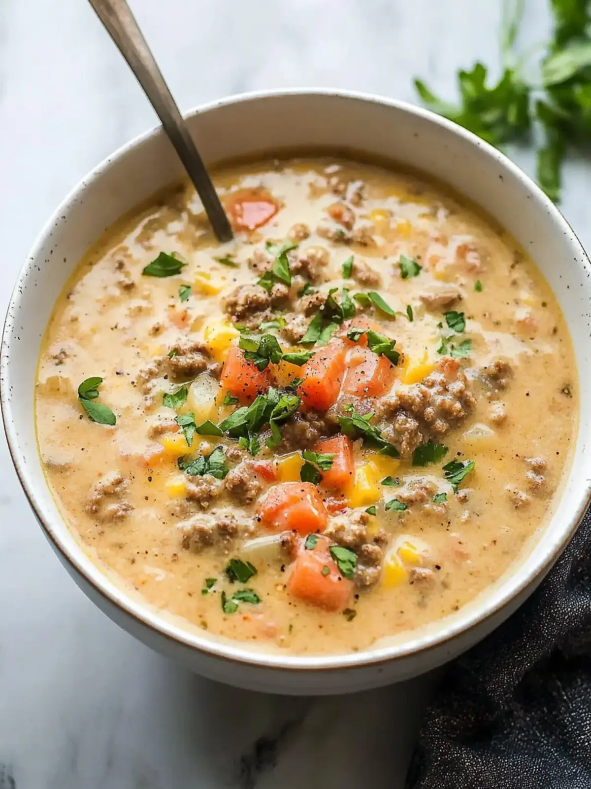 Cheeseburger Soup (Whole30, Paleo, Dairy-Free)