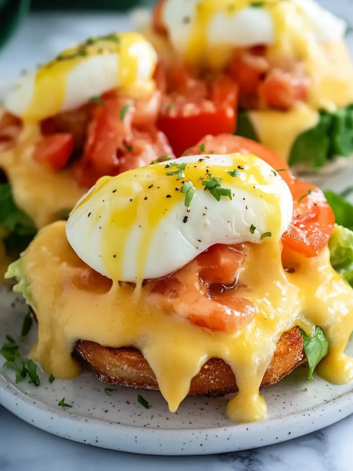 Breakfast Grilled Cheese Eggs Benedict