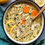 Lemony Chicken & Rice Soup