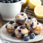 Baked Blueberry Fritter Bites