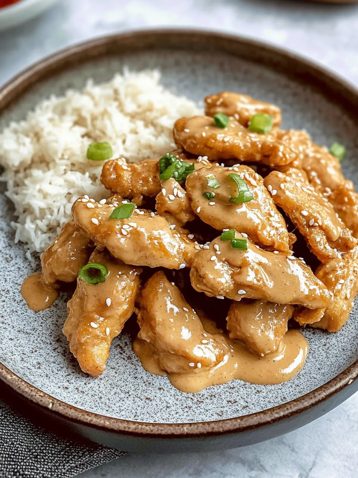 Chinese Peanut Butter Chicken Recipe