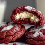 Red Velvet Cheesecake Stuffed Cookies