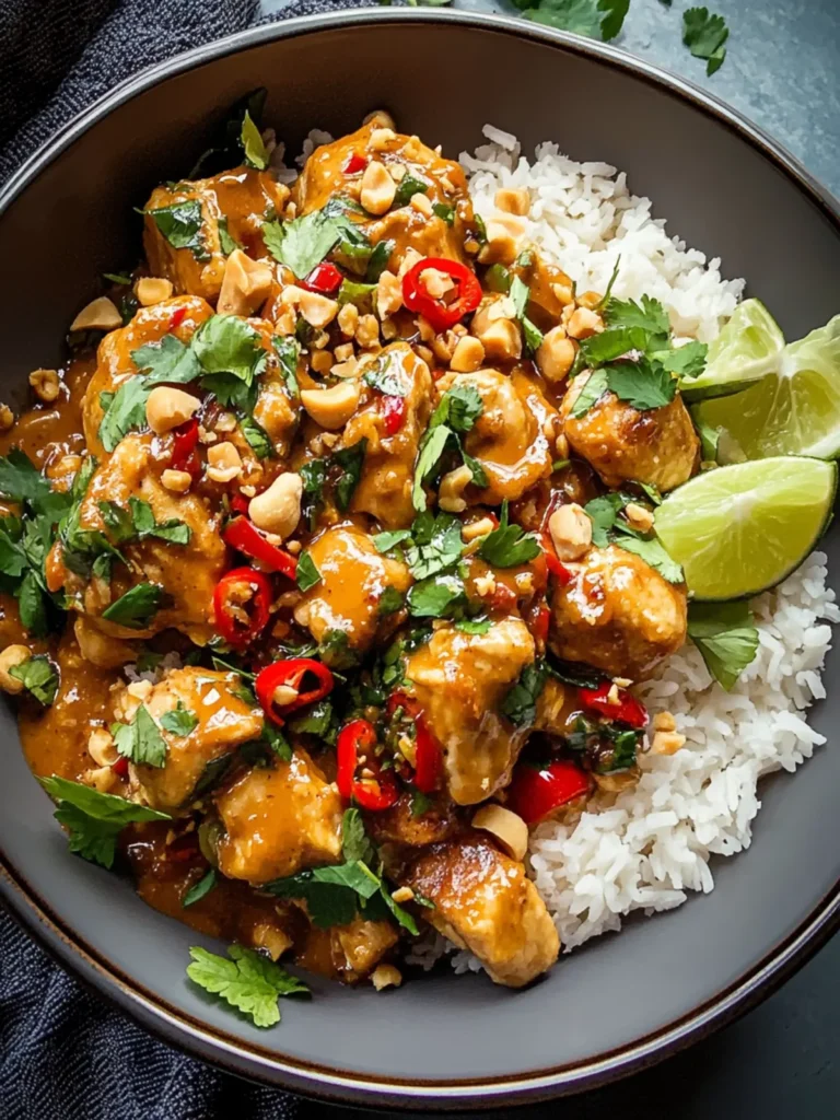 Thai Peanut Chicken