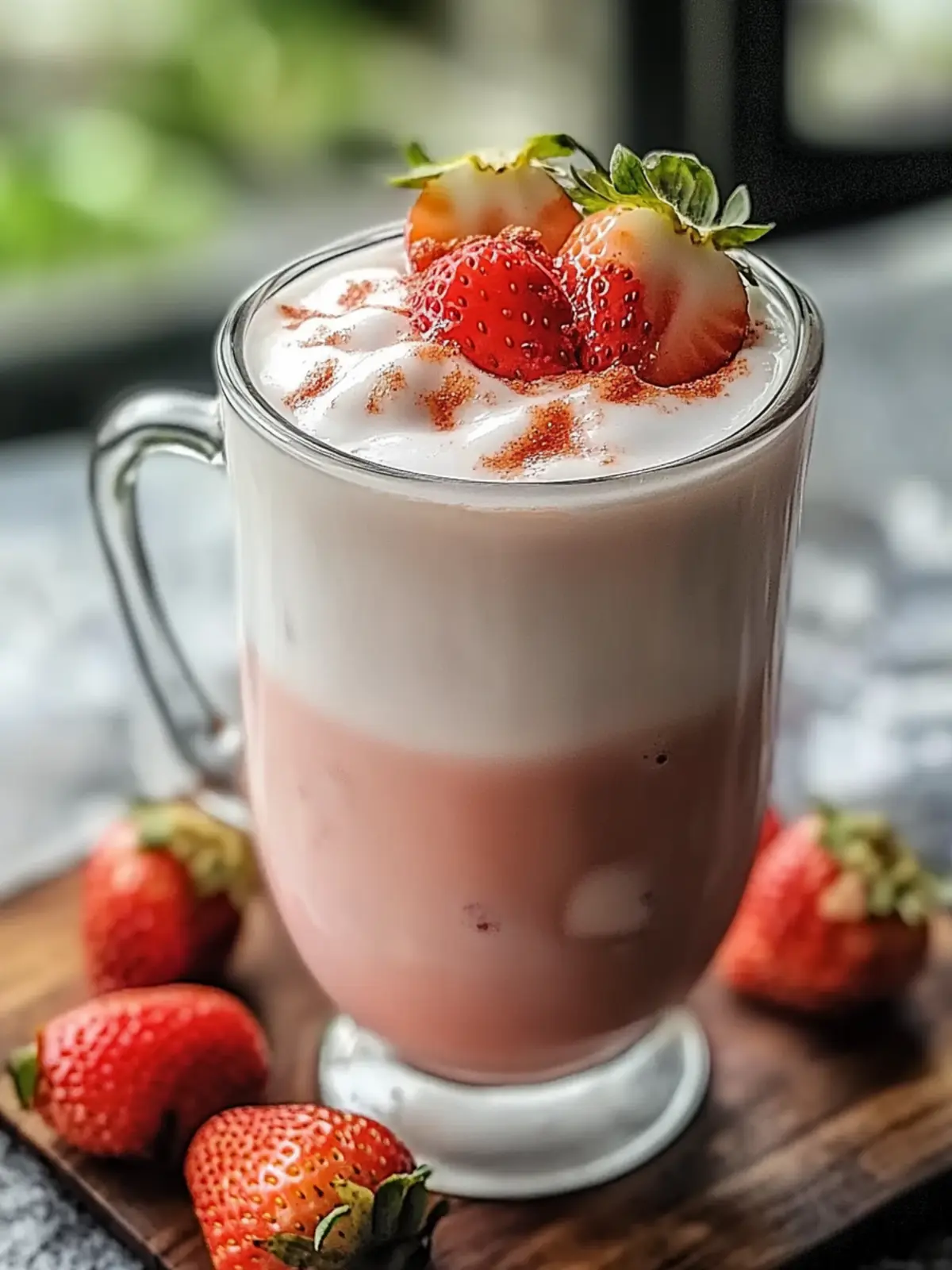 Strawberry Earl Grey Milk Tea