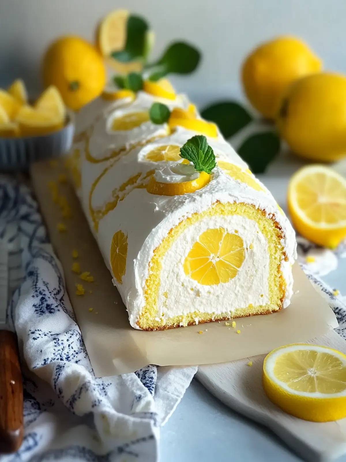 Lemon Swiss Roll