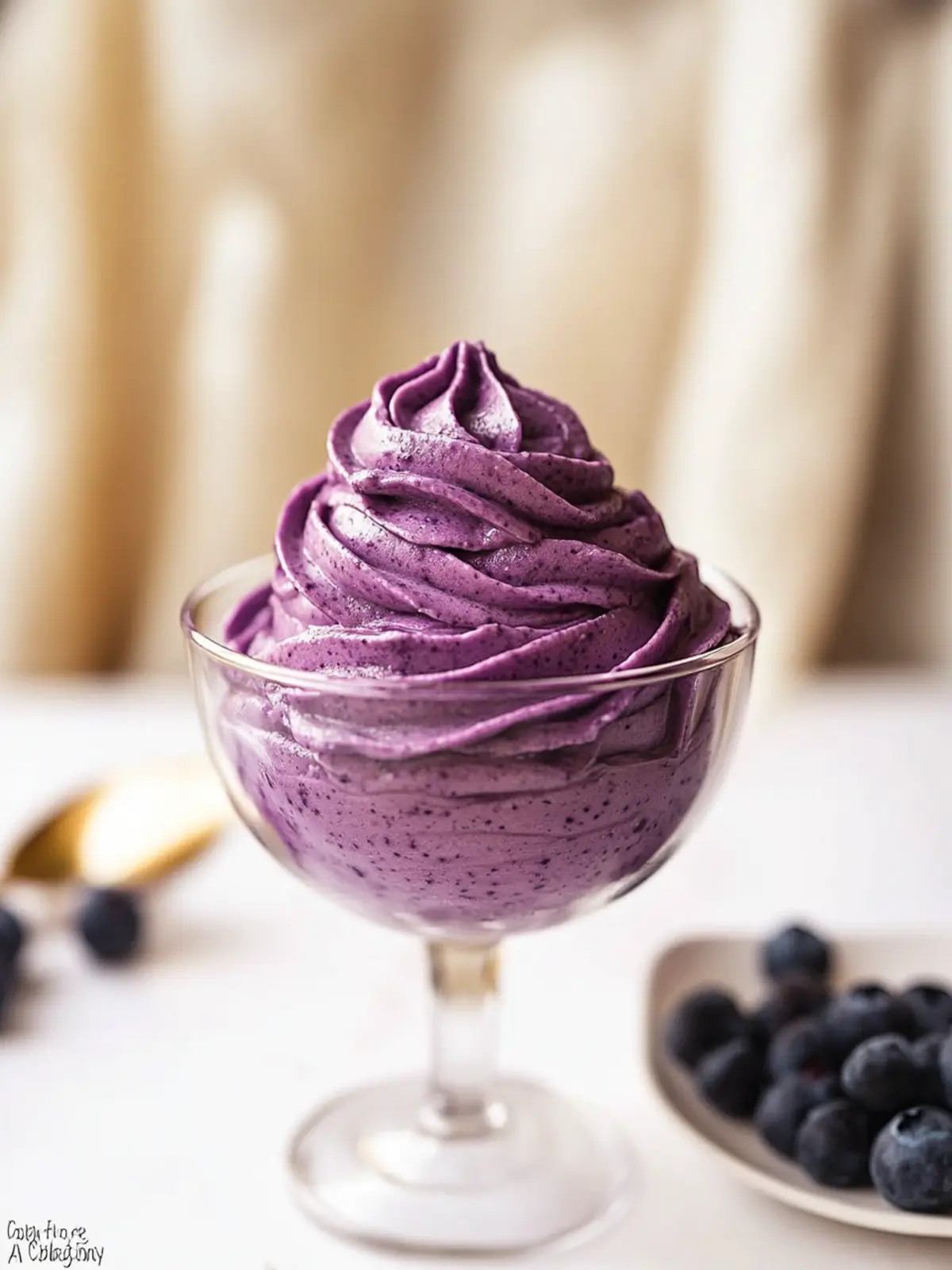 Easy Dairy Free Blueberry Mousse