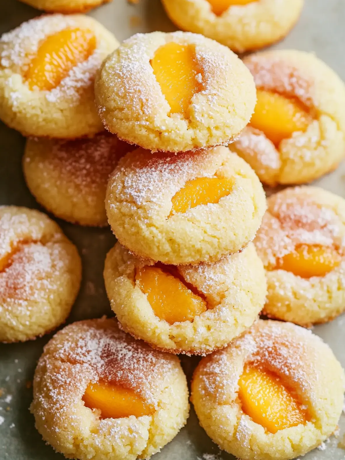 Ricotta Peach Cookies