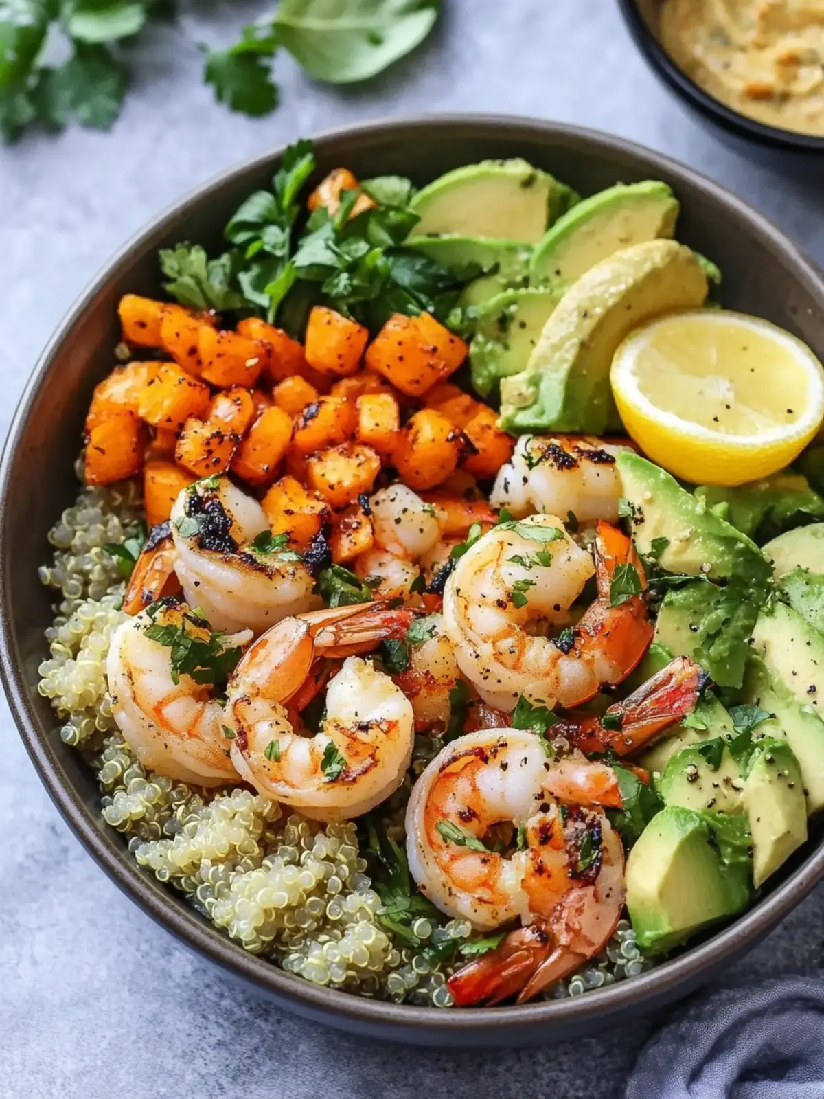 High-Protein Shrimp and Quinoa Power Bowl