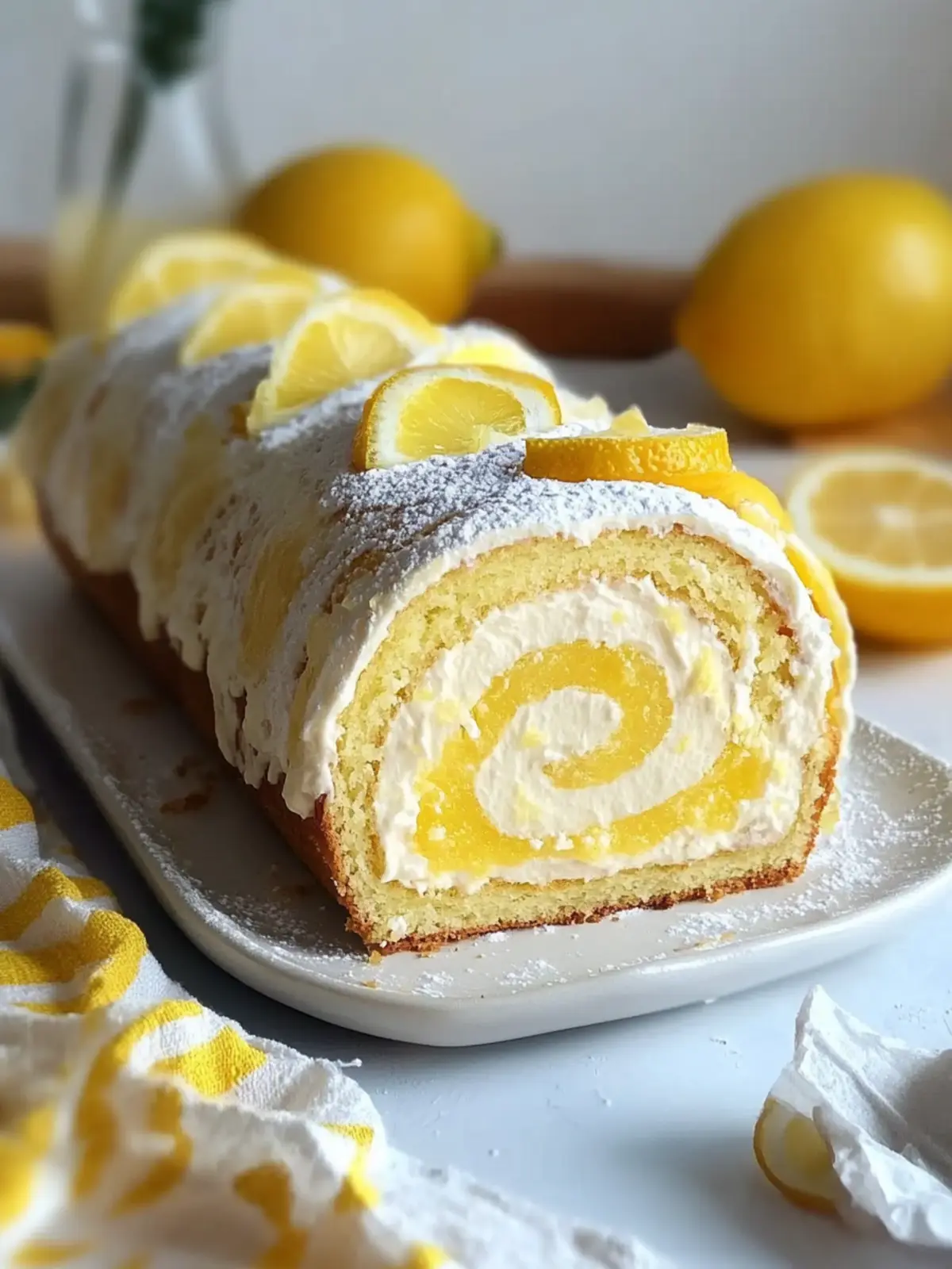 Lemon Swiss Roll