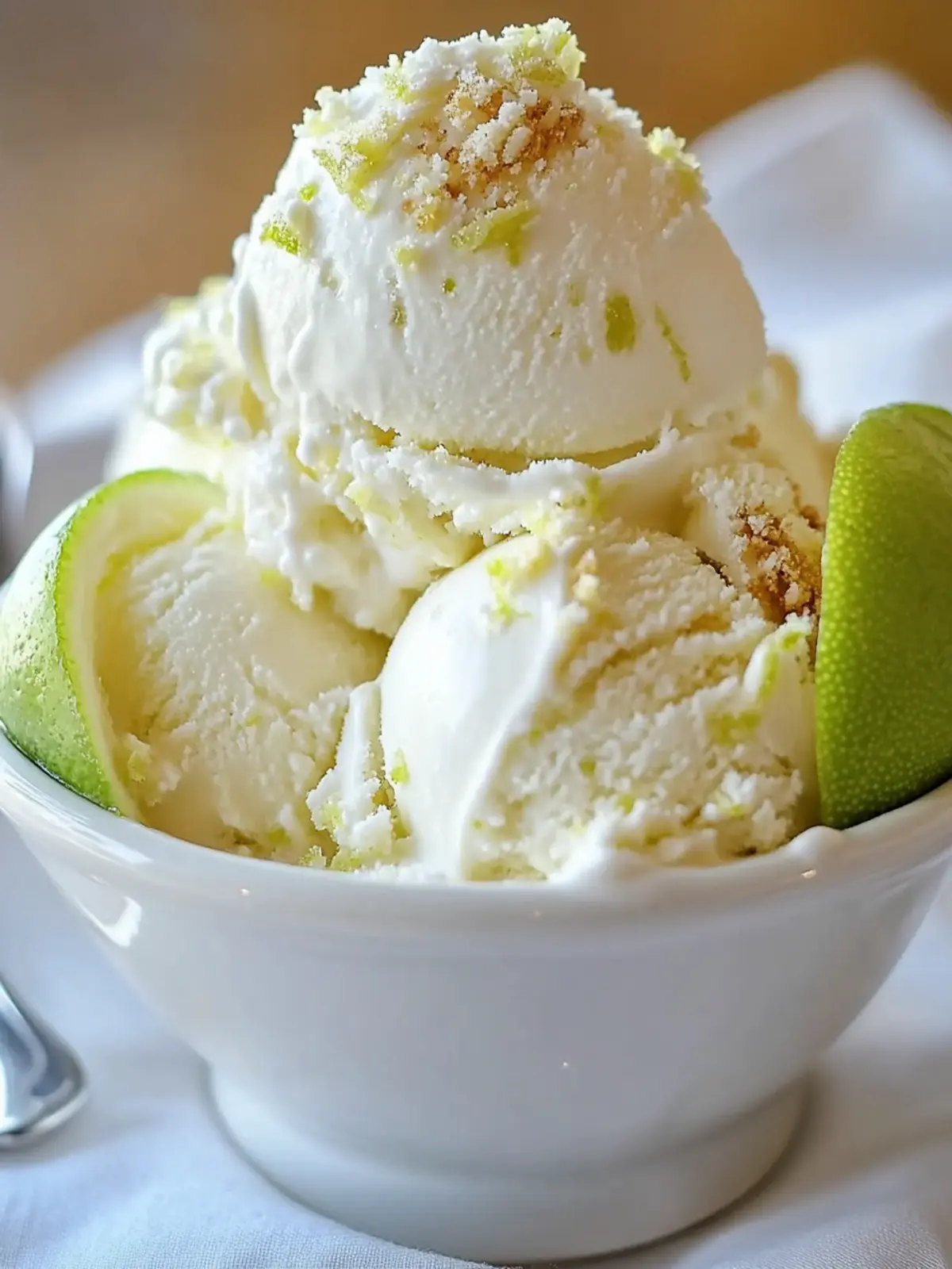 Homemade Key Lime Pie Ice Cream Recipe