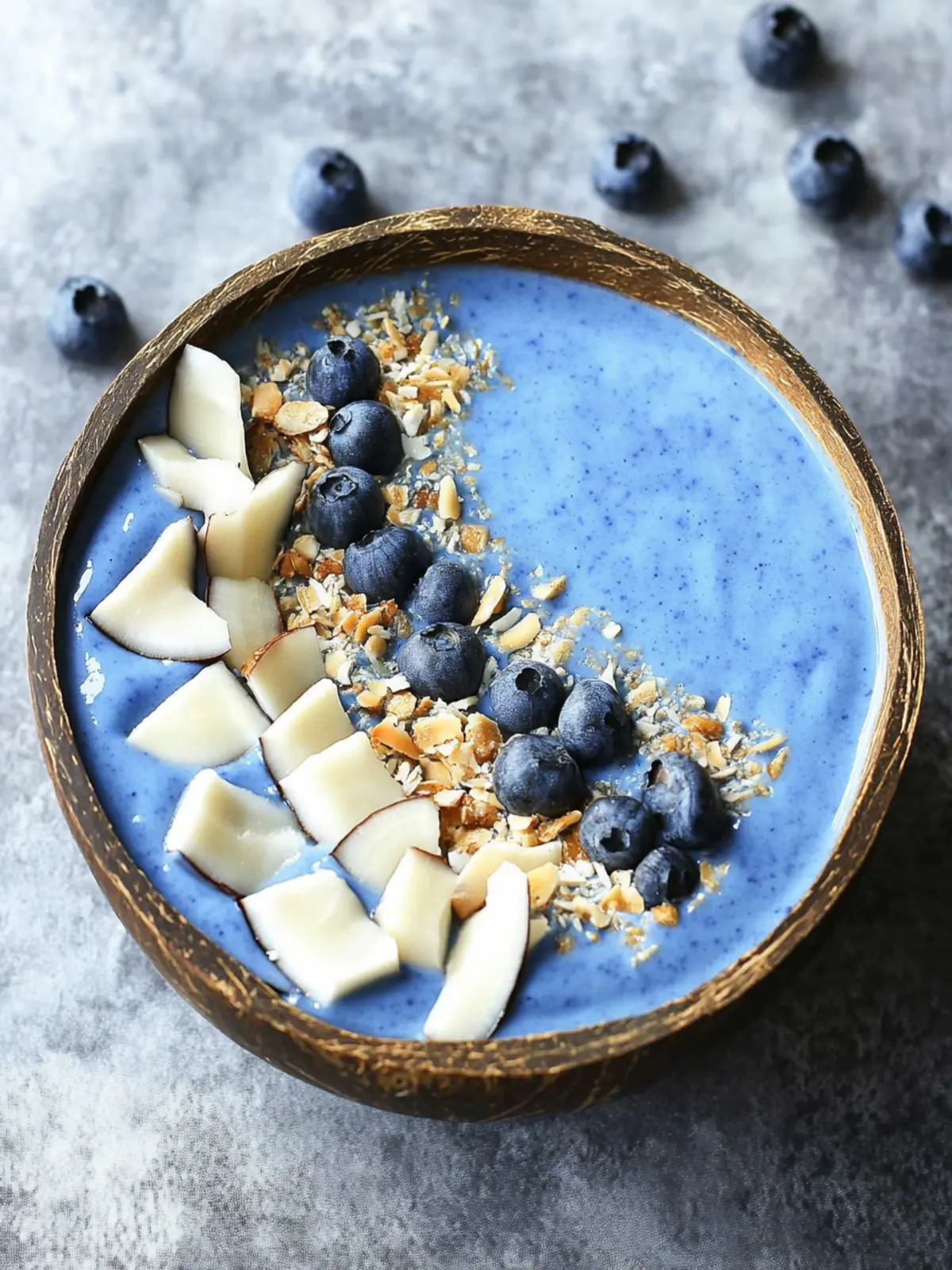 Blue Coconut Smoothie Bowl