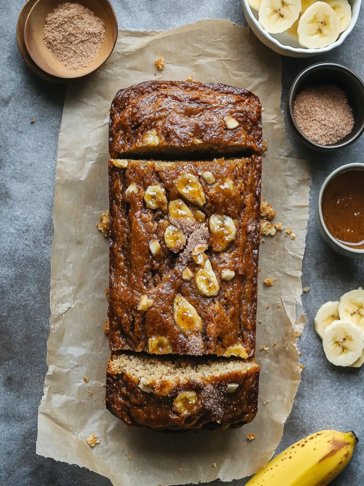 Cinnamon Crunch Banana Bread