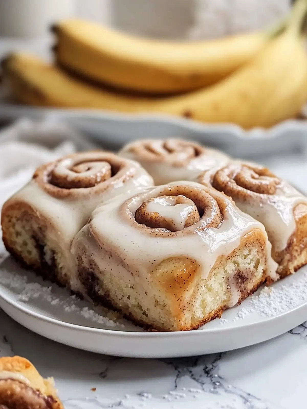 Banana Bread Cinnamon Rolls